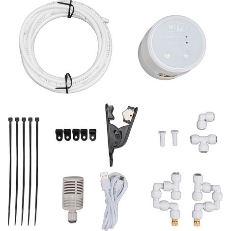 Système d'arrosage automatique WiFi pour plantes d'intérieur Kit goutte-à-goutte intelligent 5m 2 buses ABS (1/5)