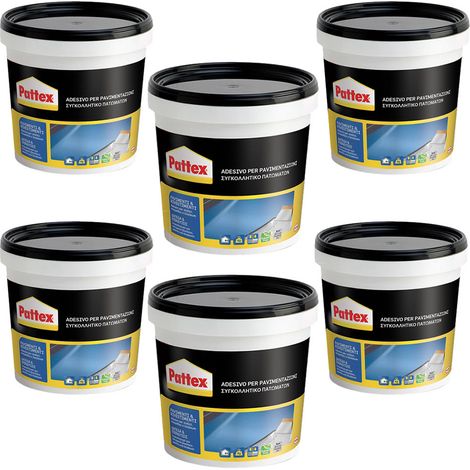 Multipack 6 pezzi adesivo pavimenti e rivestimenti pattex vinilici moquette linoleum henkel