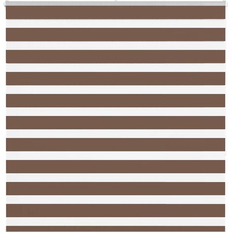 Doppelrollo Braun 150x150 cm Stoffbreite 145,9 cm Polyester