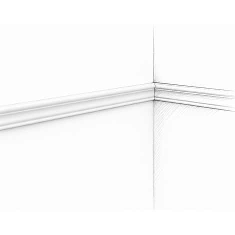 Moulure M400 4,5 x 1,6 cm - Polyuréthane Cimaises &+ A l'unité (1/3)
