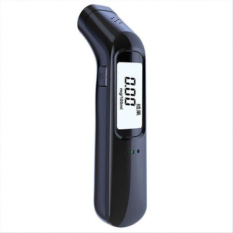 Alcoolomètre portable sans contact avec écran LED noir (1/5)