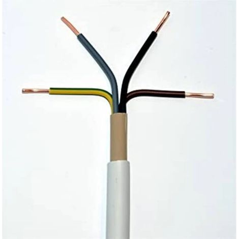[NEUWERTIG] B-Ware Mantelleitung Installationskabel Nym Leitung Eca Pvc Grau 4x1 5 Kupfer 100 Meter