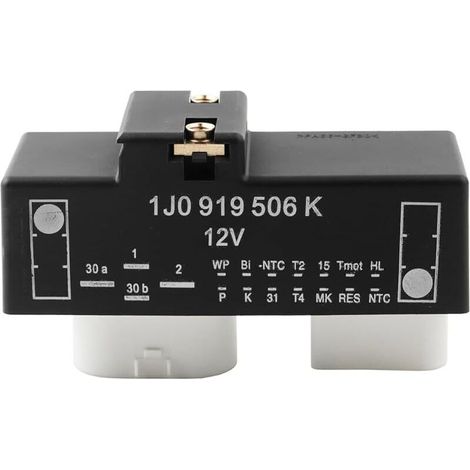 Unité de commande de refroidissement moteur pour Audi A3 8L TT 8N Golf 4 1J 1J0919506K Module de commande du ventilateur de radiateur (1/5)