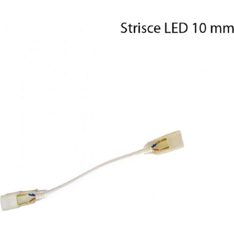 Trade Shop - Conector Flexible 20pz Para Tiras Led 10mm 220v Tira Led 220l-10mm - (1/2)