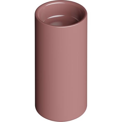 IDILLA vasque Colonne. Rose brillant. Bonde. Evacuation sol