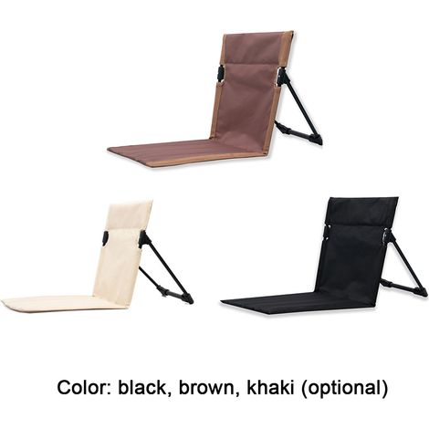 Tapis de dossier de chaise de pêche de Camping en plein air pliable et Portable enroulé avec coussin de jardin résistant à l'humidité et à la poussière (1/5)