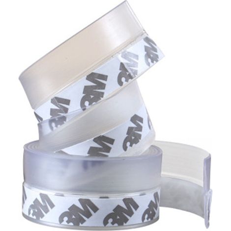 Joint D'etancheite Porte - Joint En Silicone Transparent - Pour Isolation Acoustique Et Antideclic - 100 x 2,5 x 0,5 cm - 1 Unite (1/4)