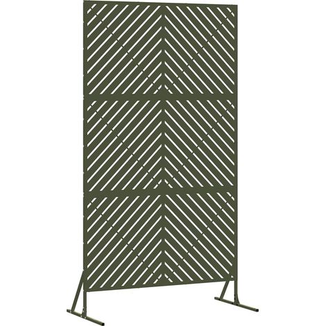 Maison Exclusive - Sichtschutz Oliv 100 x 50 x 180 cm Stahl