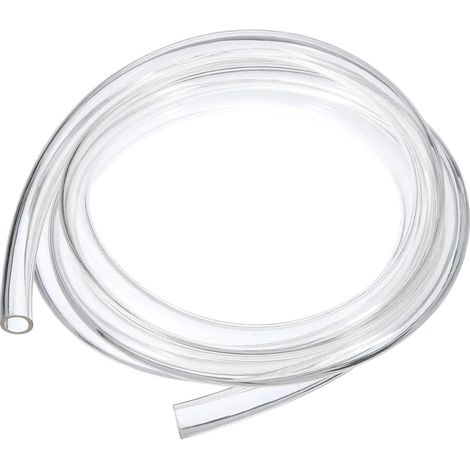 1 Tube en PVC, Diamètre Intérieur 16mm, Transparent, Flexible, Résistant aux Acides, pour Aquaponie et Jardin