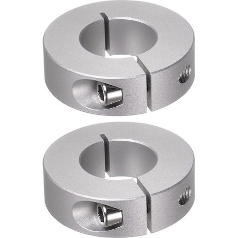 2pcs Bague de Réglage Bague Arrêt d'axe Butée Arbre Collier Diviser 25mm Alésage Aluminium Alliage, 50mm OD, 15mm Largeur pour Roue Brouette Pont Boîte Vitesses Anodisation (1/5)
