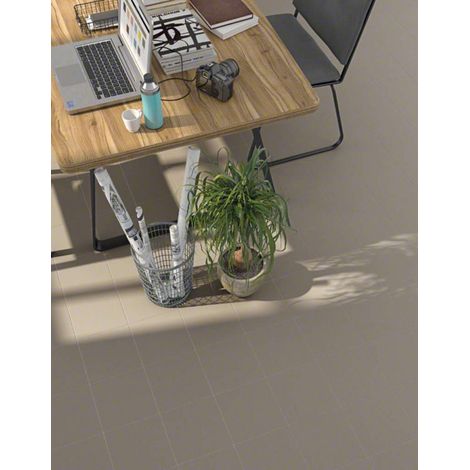 Aelle - Carrelage sol / mur uni gris VODEVIL HUMO 20 x 20 cm - Carrelage uni gris - Vendu par boîte de 1 m² (1/4)