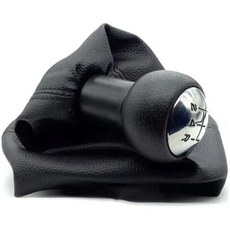 Pommeau Voiture pour Peugeot 307 Pommeau Voiture 5 Vitesses Pommeau De Levier Vitesse Soufflet Couvercle Coffre Bâton Leviers Vitesse (1/5)