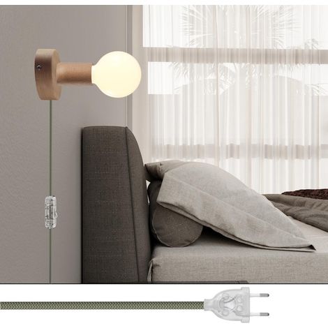 Lampada Spostaluce in legno