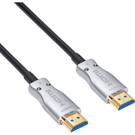 Cable HDMI 2.1 Akyga AK-HD-50L AOC 8K60Hz 4K120Hz Óptico eARC 3D Dolby CEC 5m (1/2)