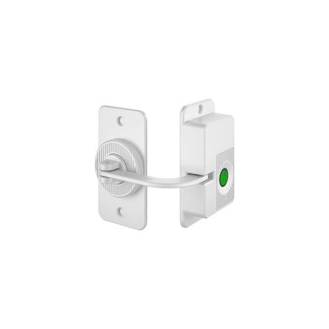 Verrou de tiroir, serrure intelligente à empreintes digitales pour armoire de réfrigérateur, verrou de sécurité enfant sans perçage, protection de sécurité domestique pour tiroirs (coin blanc)