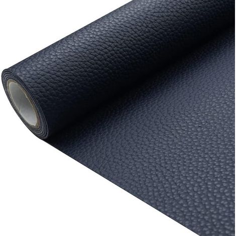 Parche autoadhesivo de reparación – ideal para reparar sofás, asientos de coche, etc. – 1 lámina, 40 x 200 cm, azul oscuro