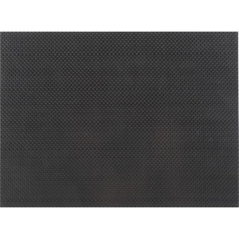 Plaque en fibre de carbone sergé haute dureté 200x300mm, surface brillante et lisse, épaisseur 0.5mm (1/5)
