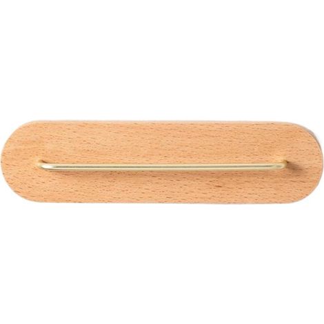 Kaffeefilterhalter aus Holz – Kaffeezubehör – Kaffeefilter – Kaffeefilterbeutelhalter – Wandmontage – Kaffeefilterbeutelhalter – Buchenholz – Naturholzfarbe