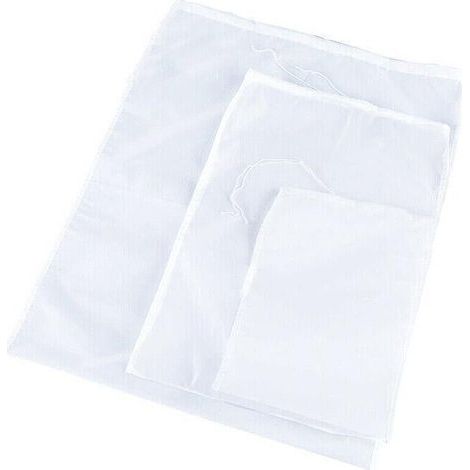 Sac filtre alimentaire réutilisable en nylon à mailles fines 20 x 30 cm pour noix farine et café (1/5)