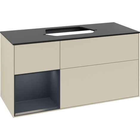Villeroy & Boch G412HGHJ Armoire sous lavabo Finion G41 (1/3)