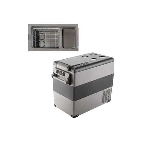 Réfrigérateur Congélateur Portable pour Voiture, Double Tension, Refroidissement Efficace, 55L (1/2)
