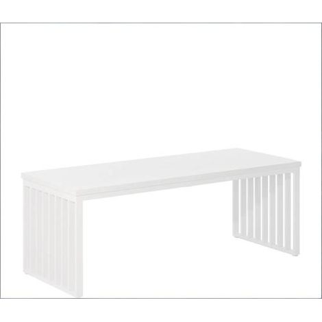 Bureau double 180x60 style industriel, structure MDF et métal, 2 postes (1/5)