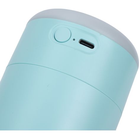 Humidificador USB nano portátil de 350 ml con 7 colores, función de temporizador, función de apagado automático, azul – Modelo ABS, mini difusor de aire, tiempo de funcionamiento de 5 a 10 horas, para (1/5)