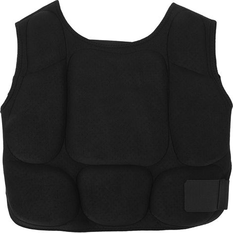 Protège-poitrine Taekwondo XL, doublure EVA épaisse absorption des chocs, gilet de protection boxe antidérapant. (1/5)