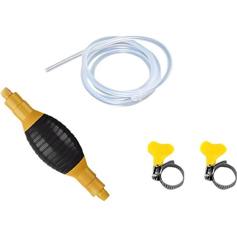 Pompe manuelle pour eau, essence, huile, tuyau de 2 m, universel, pompe d'aspiration, pompe de transvasement, tuyau d'agitation pour carburant diesel, liquides (1/5)