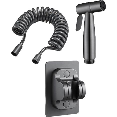 Douchette WC Bidet Outil de nettoyage à poignée ergonomique et raccord Douchette De Toilette À Main Avec Tuyau Douche Pour Animaux, Camping, Nettoyage Évier, Toilette Bébé, Soins Post-Pa (1/5)