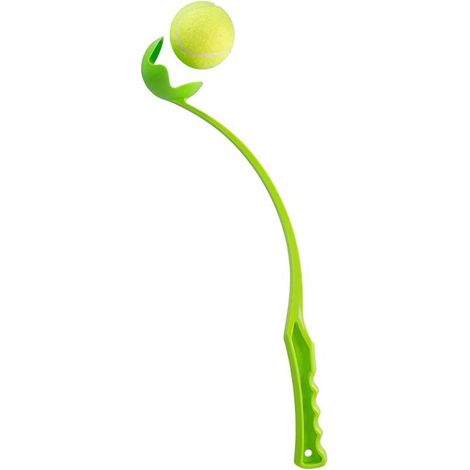 Lanceur de balles pour chien, 62 cm de long, matériau durable, adapté aux jeux en extérieur, réseau mondial. (1/5)