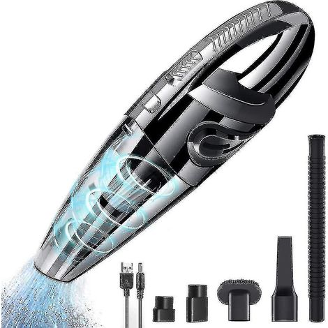 Aspirateur portatif sans fil Ful Portable 120 W 0 mAh avec filtre HEPA lavable et 5 batteries rechargeables (1/2)