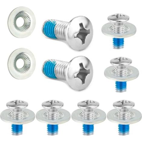 Vis De Fixation Pour Ski - Acier Inoxydable 304 - M6 × 16 mm - Rondelle Antidérapante 20 mm - 8 Paires (1/5)