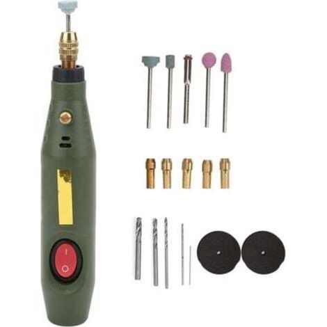 Mini Outil Rotatif Perceuse électrique Meuleuse Ponceuse Graveur Sculpture sur Bois Perceuse Stylo Kit Ensemble Ac 100-240 V(EU Plug) (1/5)