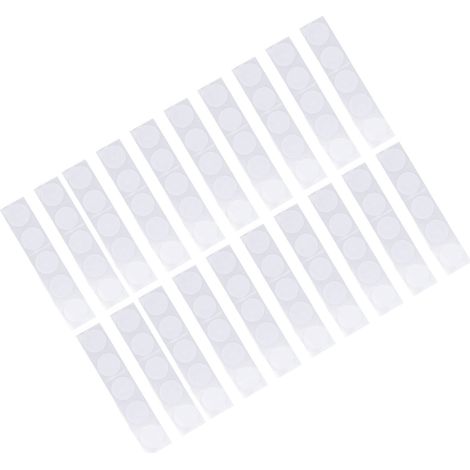 50 étiquettes autocollantes NFC RFID 13,56 MHz, 504 octets, répétables, à puce haute fréquence (UID), diamètre 25 mm (1 pouce). (1/5)
