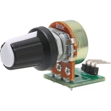 Module potentiomètre 10 kΩ, résistance ajustable, module rotatif à un tour, sortie analogique 0-5 V (1/5)