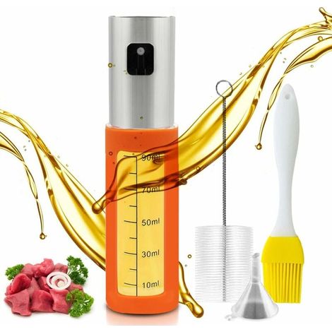 Nébuliseur d'huile, distributeur d'huile de cuisine, vaporisateur d'huile, distributeur d'huile d'olive vaporisateur d'huile pour cuisiner, griller, rôtir, cuire au four (1/5)