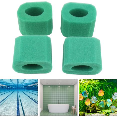 4er-Pack wiederverwendbare Schwammfilterkartuschen für Poolpumpen (1/5)