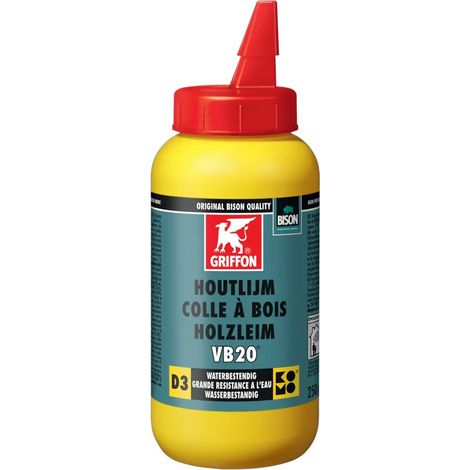 Colle Blanche à bois VB20 250gr classe D3 - Griffon France