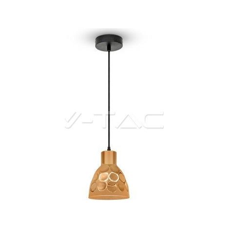 Lampada a sospensione dal design retrò, lampada a pendolo con colpo di martello, illuminazione per soggiorno color oro V-TAC 3713 (1/5)