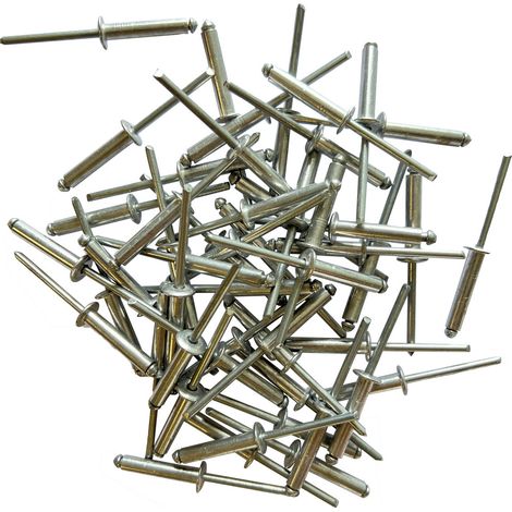 Sachet de 250 rivets aluminium standards de 4.8 x 25