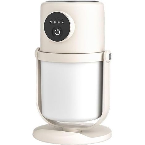 CSPARKV New Humidifier, 90° Rotating Nozzle Cool Mist Humidifier, Indoor Quiet Humidifier, Small Air Purifying Humidifier, Humidifier with Night Light
