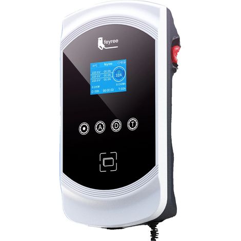 Caricabatterie per auto elettriche, bilanciamento dinamico del carico, controllo tramite app intelligente, 22 kW 32 A trifase, tipo 2 (1/2)
