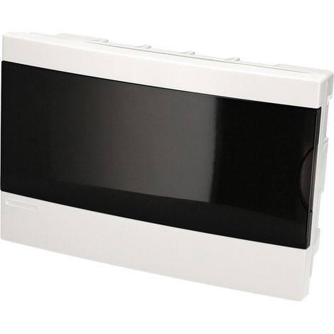 Tableau électrique encastré 12 modules (1x12) blanc porte fumée EDO777843 EDO Technic