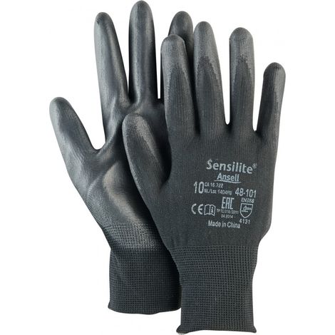 Guanto 48-101 Sensilite Protezione Gr.9, Nero (A 12)