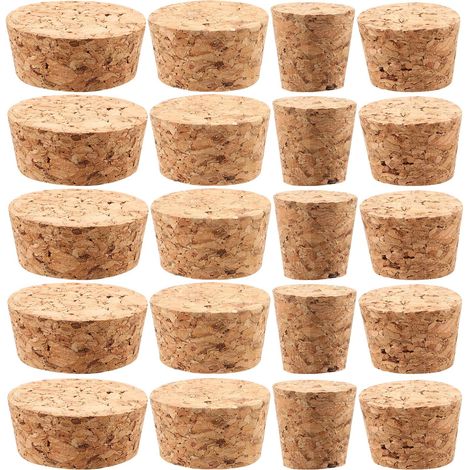 Lot de 40 bouchons liège, étanches pour bouteille et carafe (1/5)