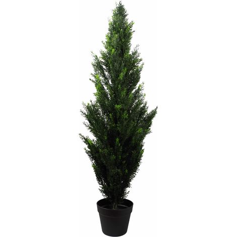 120cm Artificial Cedar Cypress Topiary UV Resistant