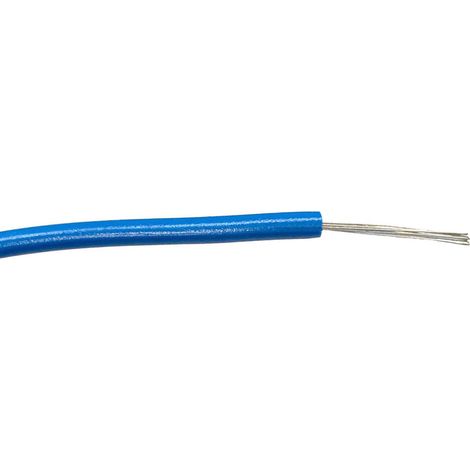 Fils de câblage RS PRO, 0,22mm², Bleu, 500m, 1 000 V c.a. ( Prix pour Bobine de 500 Mètres )