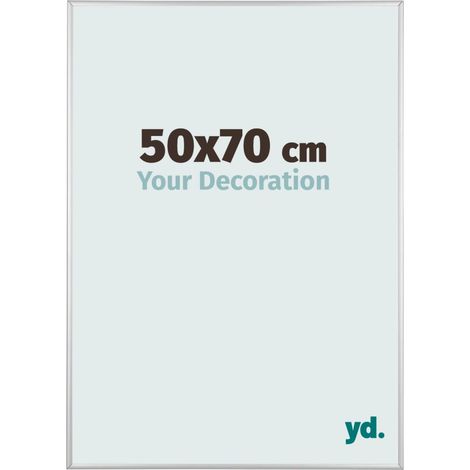yd. - Cadre photo 50x70 - Argent Mat - Aluminium - Kent