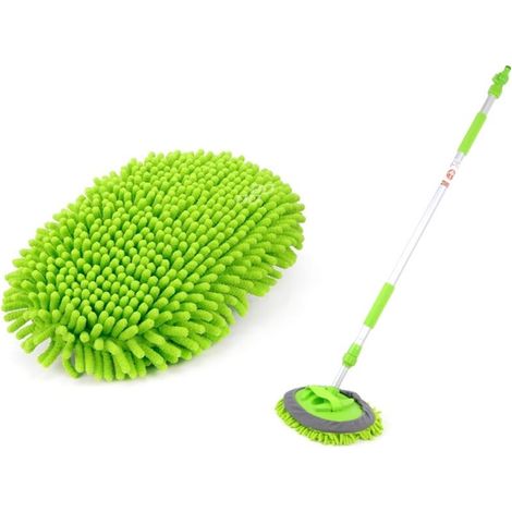 Brosse télescopique en microfibre pour lavage de voiture 98-168 cm AMIO-02397